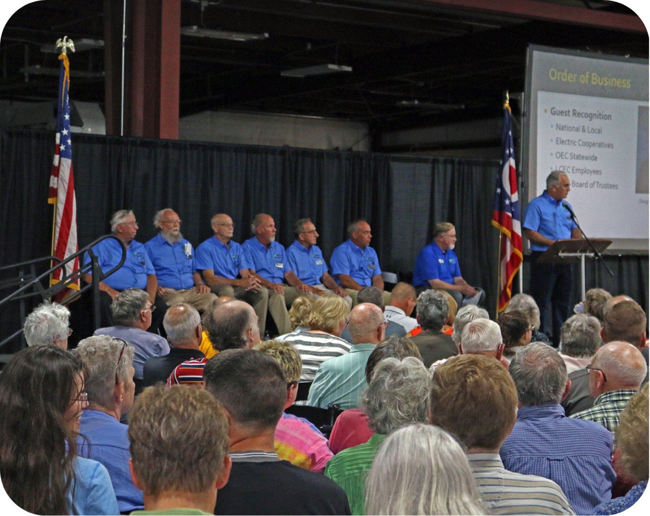 Members at Annual Meeting