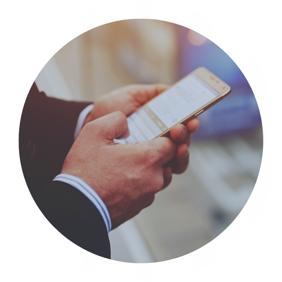 Man holding Phone