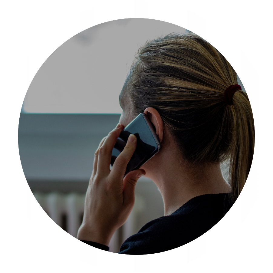 woman on the phone