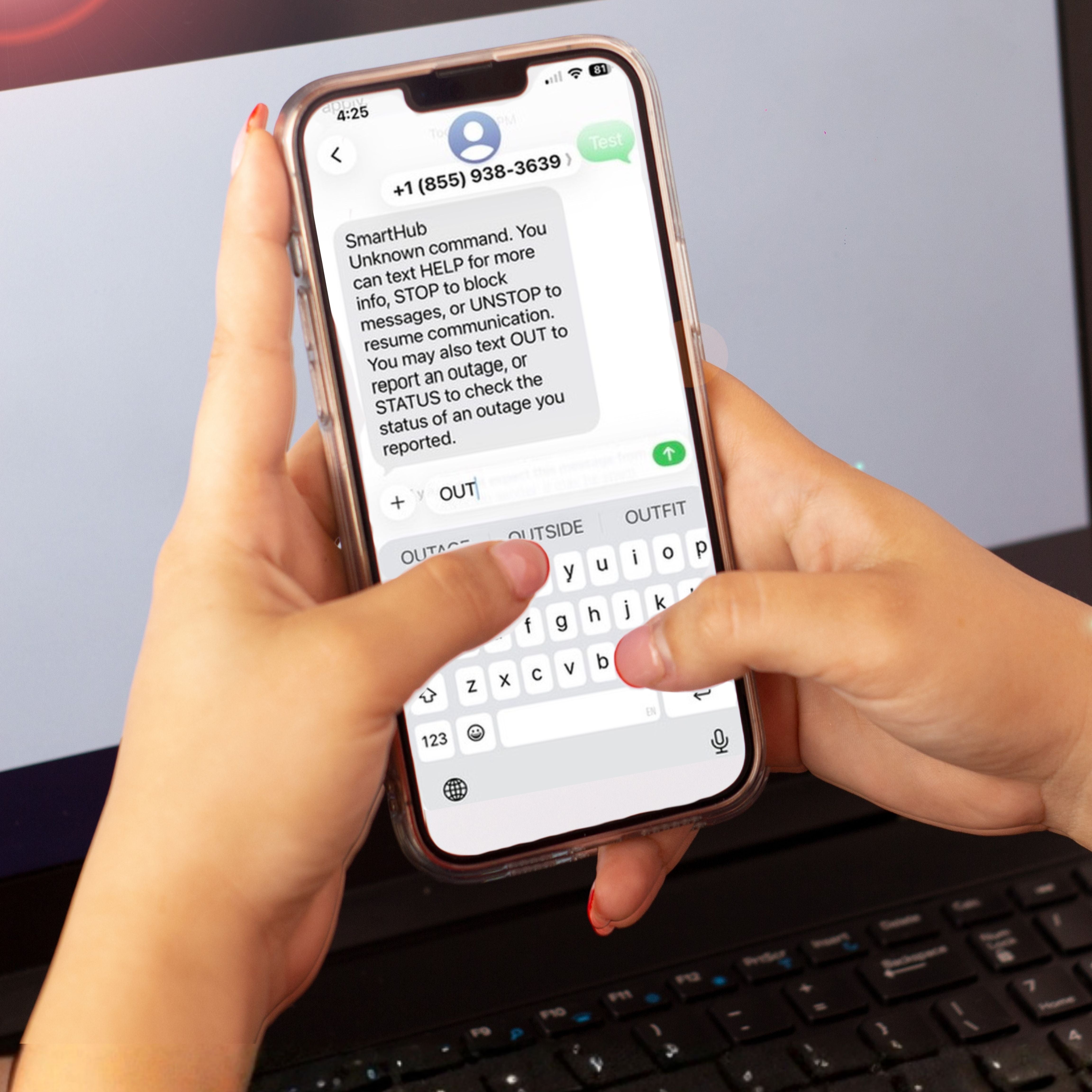 Text OUT